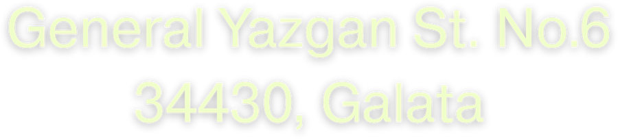 General Yazgan St. No.6, 34430, Galata